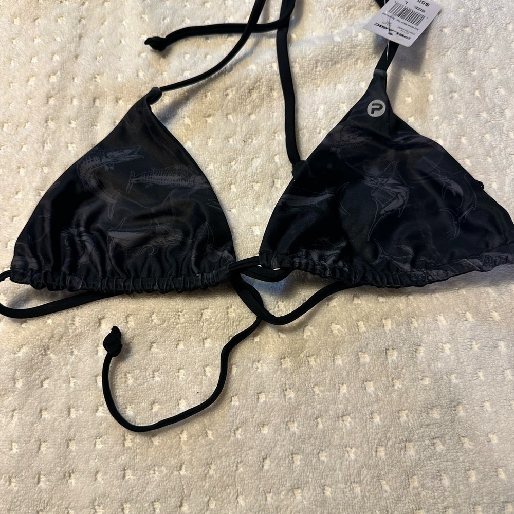 Pelagic Dark Triangle Bikini Top